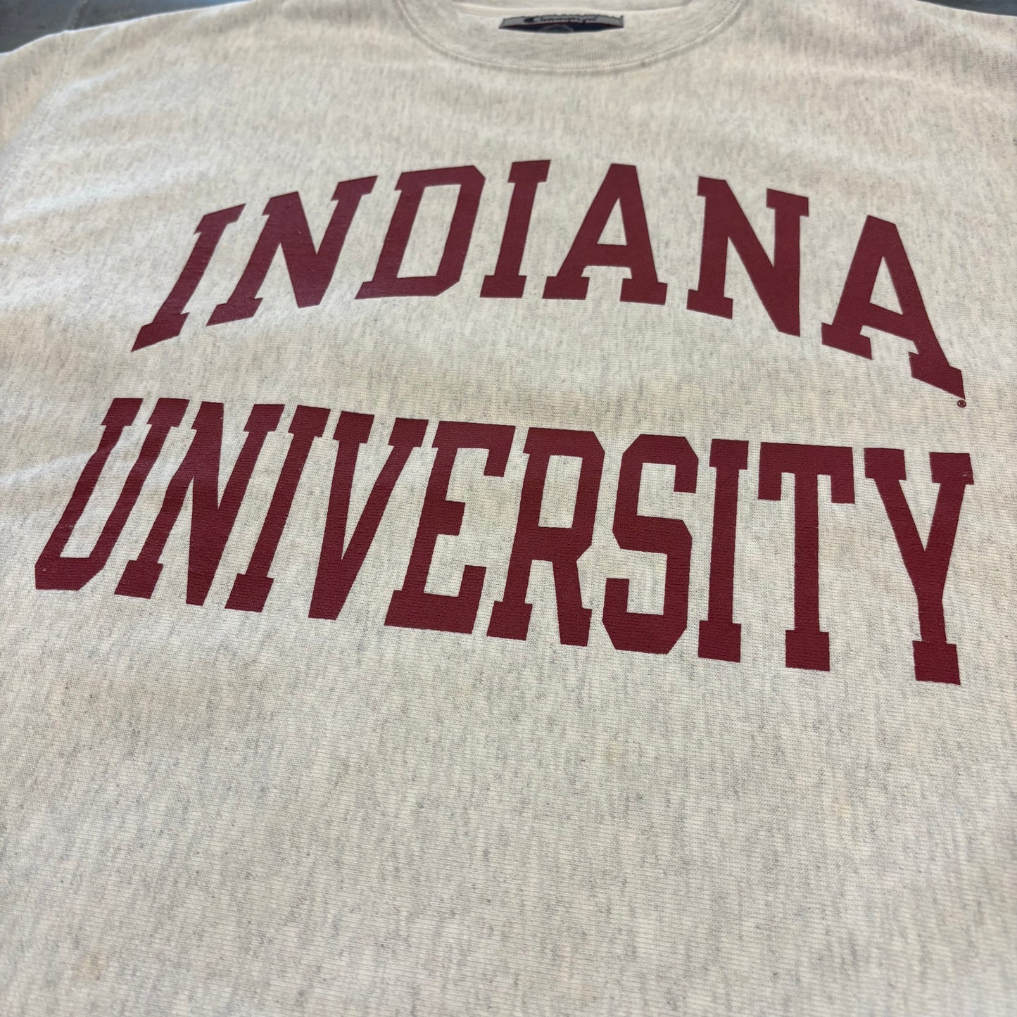 00's Champion Reverse Weave リバースウィーブ INDIANA カレッジスウェット アッシュ (L) /B4129R-SO