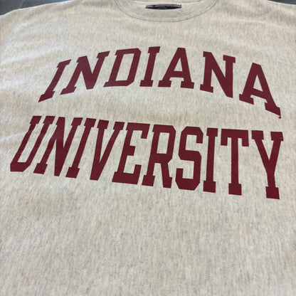 00's Champion Reverse Weave リバースウィーブ INDIANA カレッジスウェット アッシュ (L) /B4129R-SO