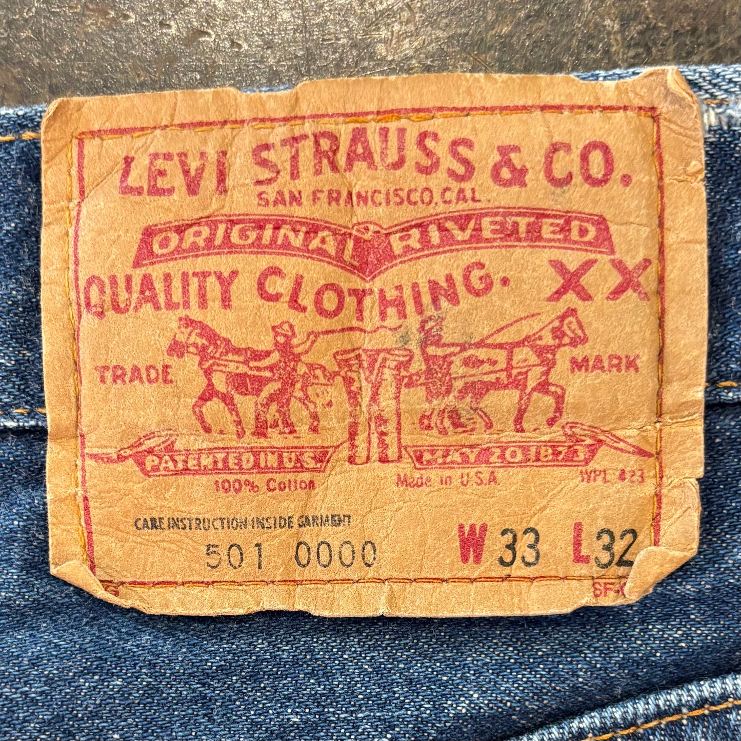 80's Levi's リーバイス USA製 501 デニムパンツ (W33/L32) /A6198P-SO