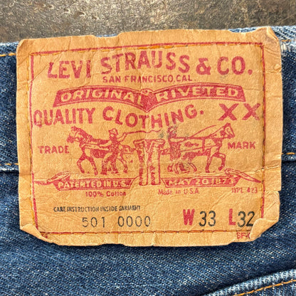 80's Levi's リーバイス USA製 501 デニムパンツ (W33/L32) /A6198P-SO