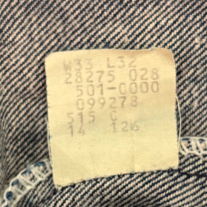 80's Levi's リーバイス USA製 501 デニムパンツ (W33/L32) /A6198P-SO