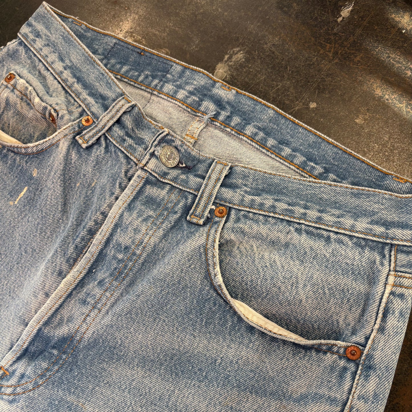 Levi's  リーバイス 501 ダメージデニムパンツ  (W33/L不明) /A3509P-SO