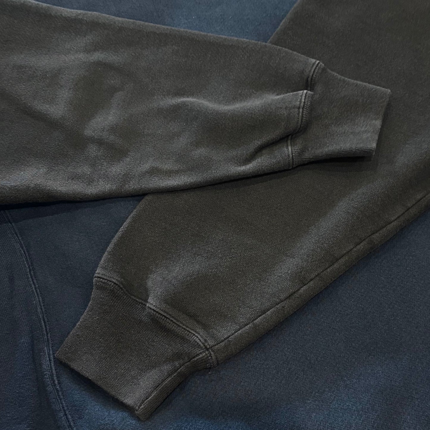 00's Champion Reverse Weave プレミアム リバースウィーブ 袖切り返し スウェット ネイビー (XL) /C1587R-SO