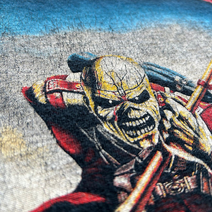 00's IRON MAIDEN アイアンメイデン"The Trooper"明日なき戦い Tシャツ 黒(XL)/A7247T-SO