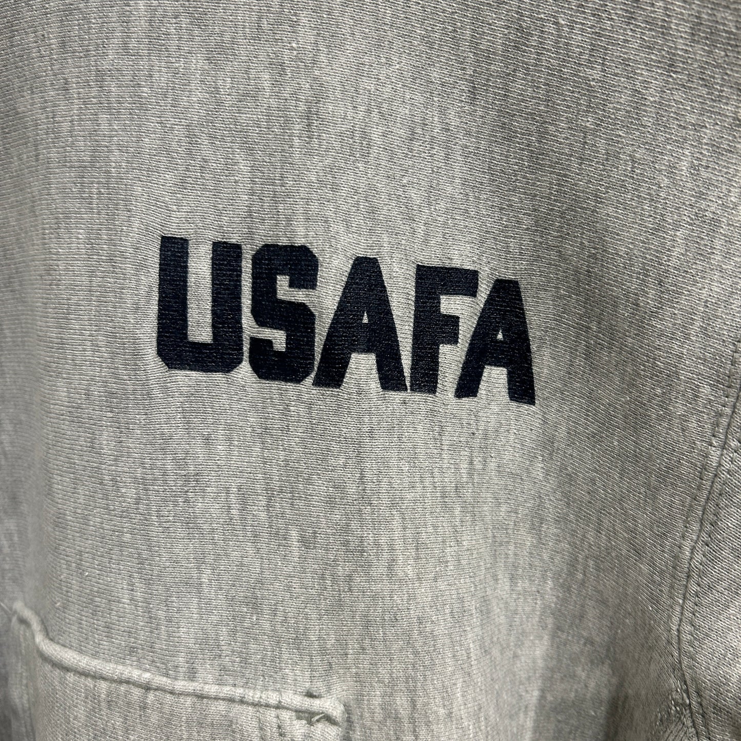 80's Champion Reverse Weave リバースウィーブ ミリタリー USAFA ロゴ スウェットフーディー (M)/A2648R-SO