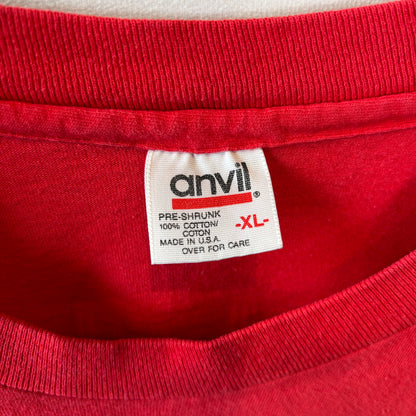 90's LOLLAPALOOZA ロラパルーザ 1994 イベントTシャツ バンドT 赤 anvil (XL)/C0619T-SO