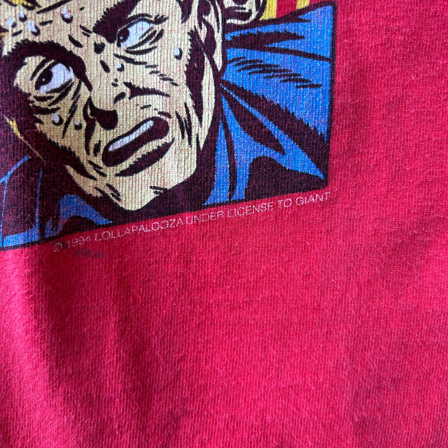 90's LOLLAPALOOZA ロラパルーザ 1994 イベントTシャツ バンドT 赤 anvil (XL)/C0619T-SO