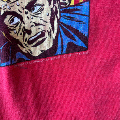 90's LOLLAPALOOZA ロラパルーザ 1994 イベントTシャツ バンドT 赤 anvil (XL)/C0619T-SO
