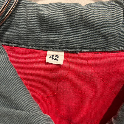 60's Unknown ワークジャケット フェード 裏地キルティング 緑(42)/8280O-SO