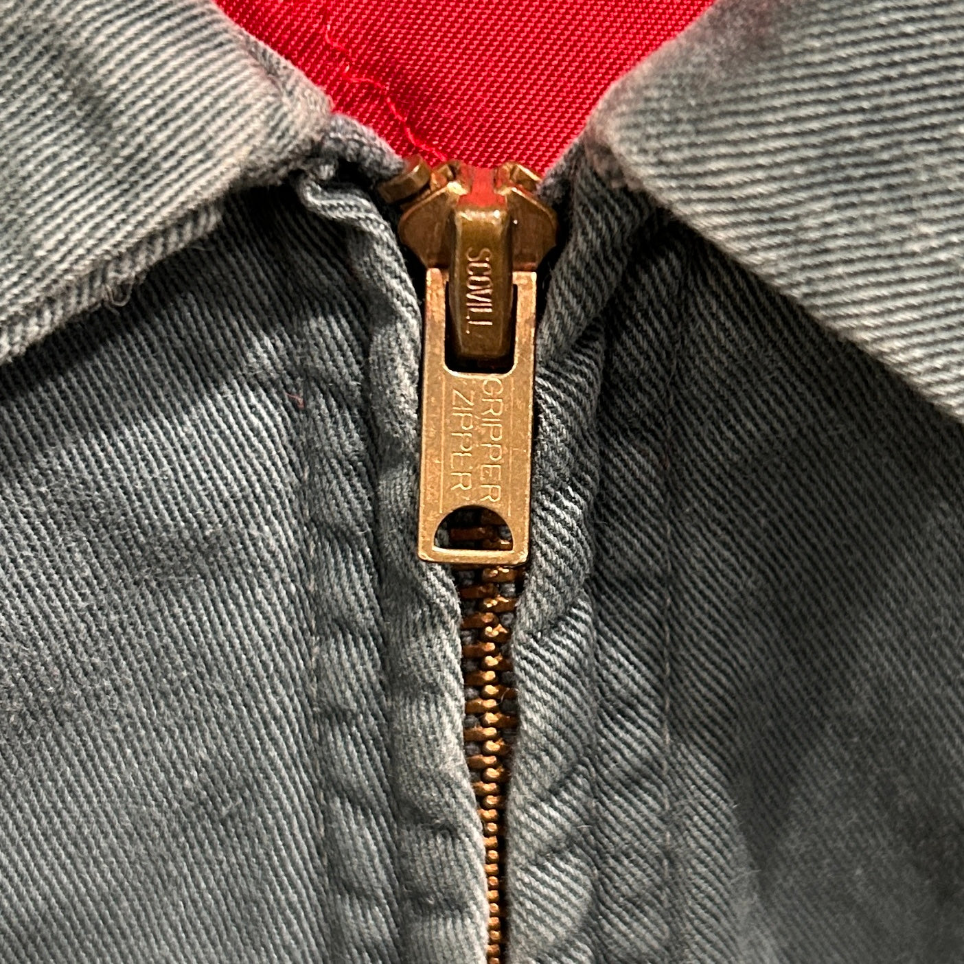 60's Unknown ワークジャケット フェード 裏地キルティング 緑(42)/8280O-SO