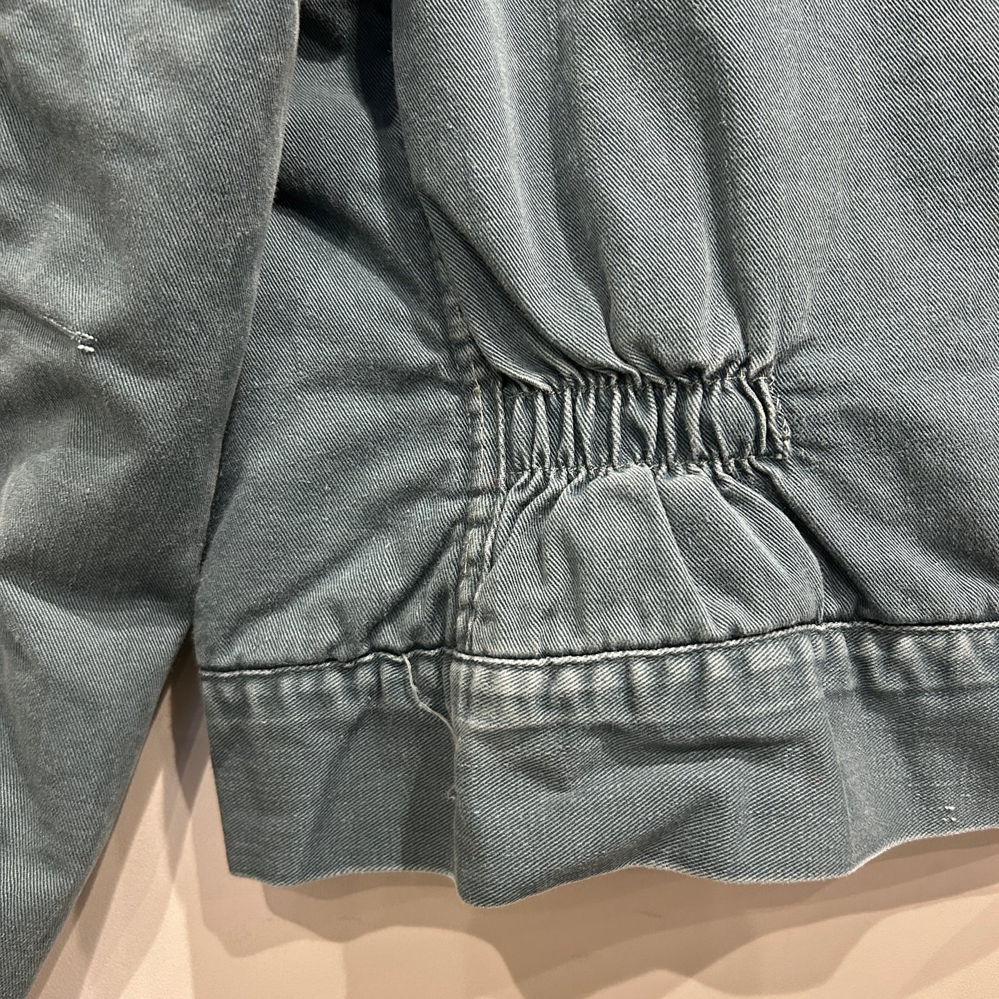 60's Unknown ワークジャケット フェード 裏地キルティング 緑(42)/8280O-SO