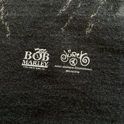 00's BOB MARLEY ボブ・マーリー フェイスプリントTシャツ レゲエ 黒 Lee(XL)/A4508T-SO
