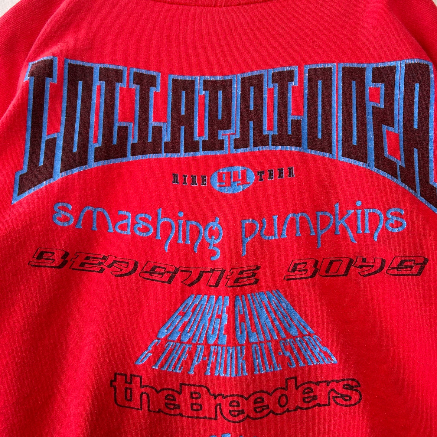 90's LOLLAPALOOZA ロラパルーザ 1994 イベントTシャツ バンドT 赤 anvil (XL)/C0619T-SO