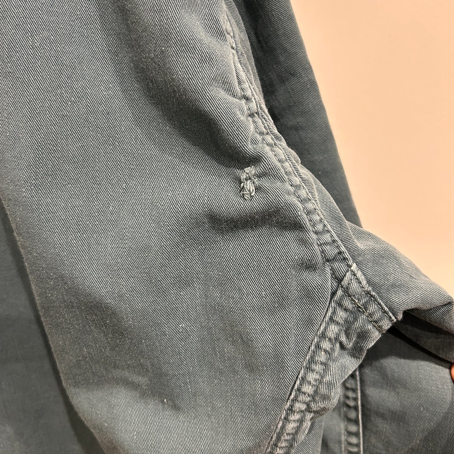 60's Unknown ワークジャケット フェード 裏地キルティング 緑(42)/8280O-SO