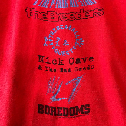 90's LOLLAPALOOZA ロラパルーザ 1994 イベントTシャツ バンドT 赤 anvil (XL)/C0619T-SO