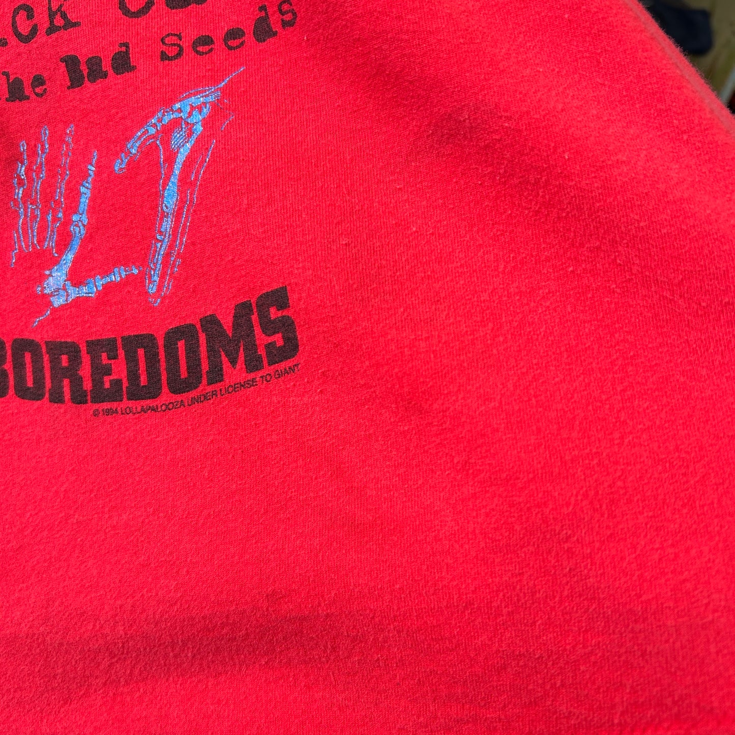 90's LOLLAPALOOZA ロラパルーザ 1994 イベントTシャツ バンドT 赤 anvil (XL)/C0619T-SO