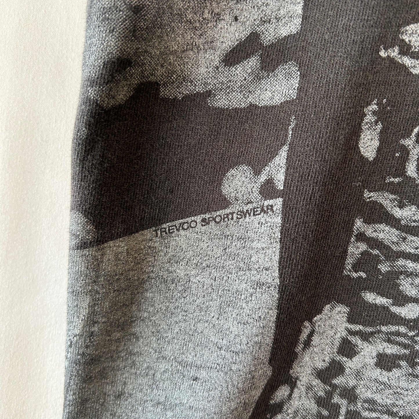 90's The Beatles ビートルズ オールオーバープリント バンドTシャツ ブラック(XL)/C0803T-SO