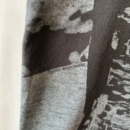 90's The Beatles ビートルズ オールオーバープリント バンドTシャツ ブラック(XL)/C0803T-SO