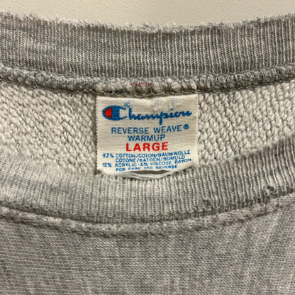 80's Champion Reverse Weave リバースウィーブ　ミリタリー AIR BORNE スウェット グレー(L)/A9016R-SO