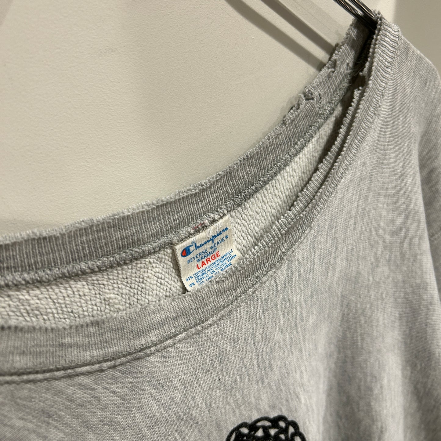 80's Champion Reverse Weave リバースウィーブ　ミリタリー AIR BORNE スウェット グレー(L)/A9016R-SO