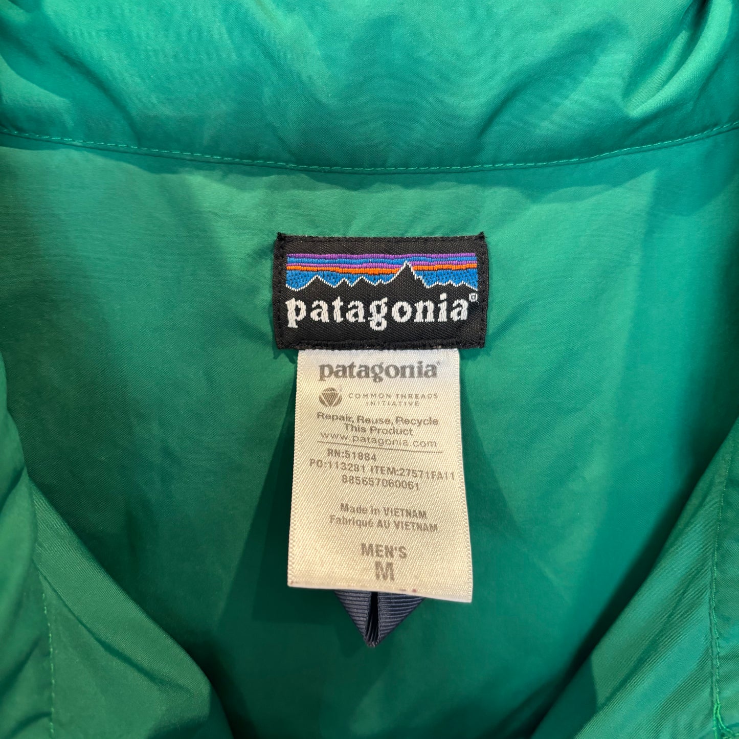 2011 (FA11) Patagonia パタゴニア スリングショット・ダウンベスト コバルトブルー × ダークネイビー (M)/C1651V-SO