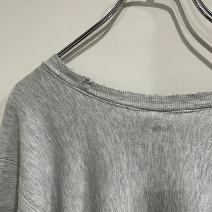 80's Champion Reverse Weave リバースウィーブ　ミリタリー AIR BORNE スウェット グレー(L)/A9016R-SO