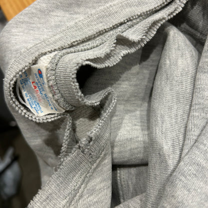 80's Champion Reverse Weave リバースウィーブ　ミリタリー AIR BORNE スウェット グレー(L)/A9016R-SO