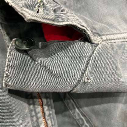 60's Unknown ワークジャケット フェード 裏地キルティング 緑(42)/8280O-SO