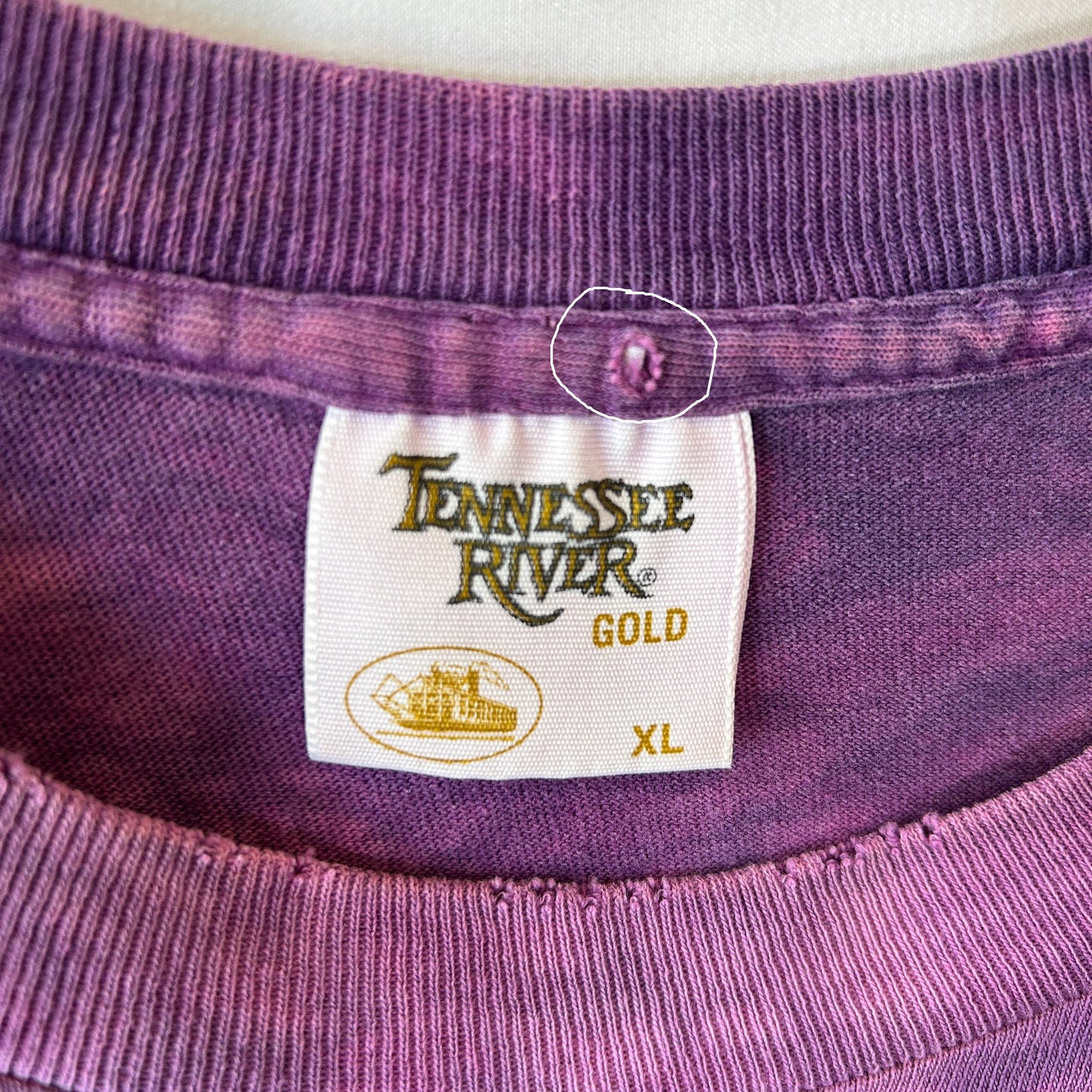 90's Grateful Dead グレイトフル・デッド Steal Your Face ロゴプリントTシャツ タイダイ パープル(XL)/A7456T-SO
