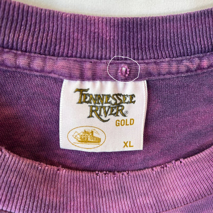 90's Grateful Dead グレイトフル・デッド Steal Your Face ロゴプリントTシャツ タイダイ パープル(XL)/A7456T-SO