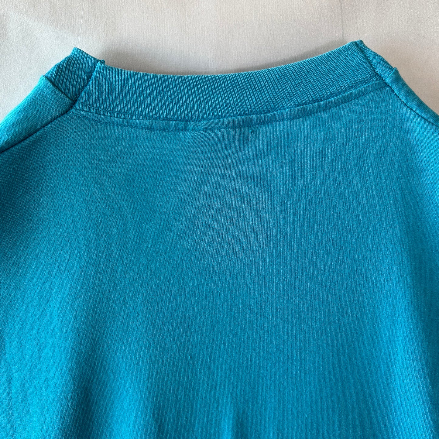 90's GUCCI グッチ ブートレグ ロゴTシャツ ターコイズブルー(XL)/C0863T-SO