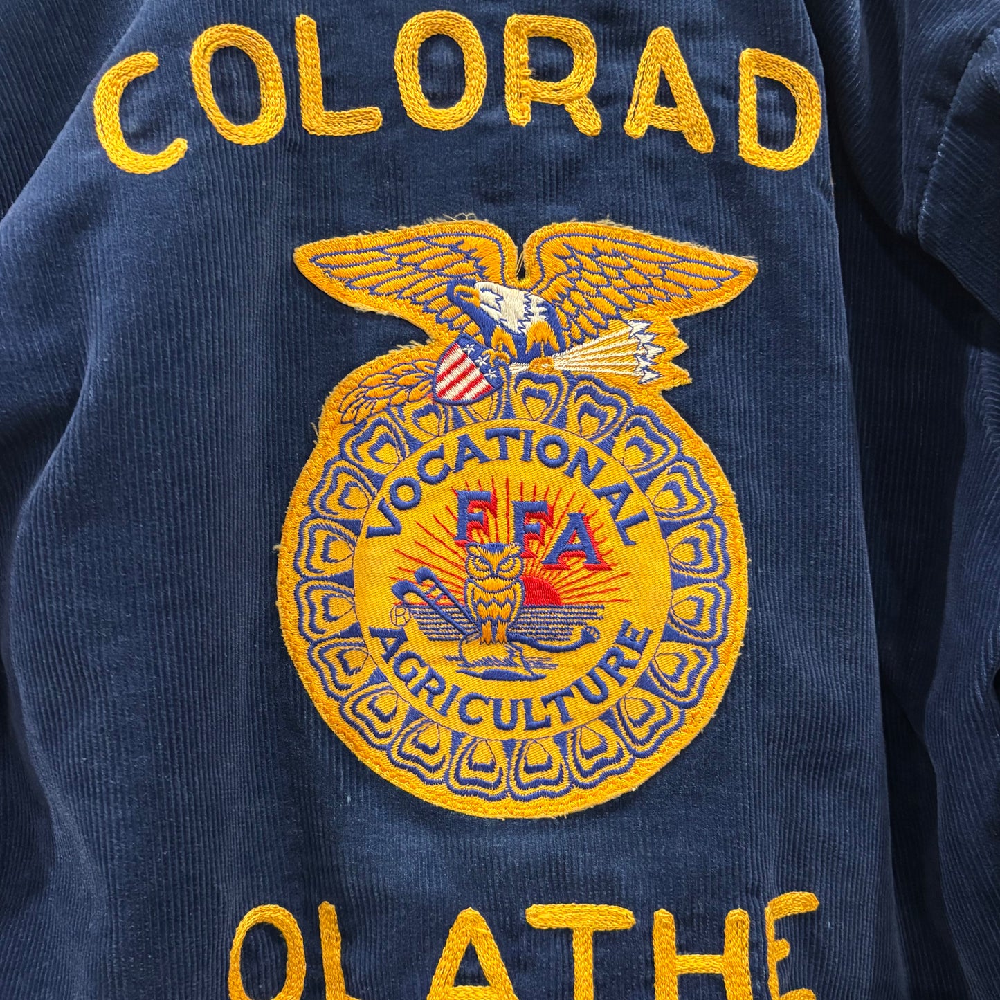 70's FFA ジャケット "COLORADO" 紺 (36)/A8792J-SO