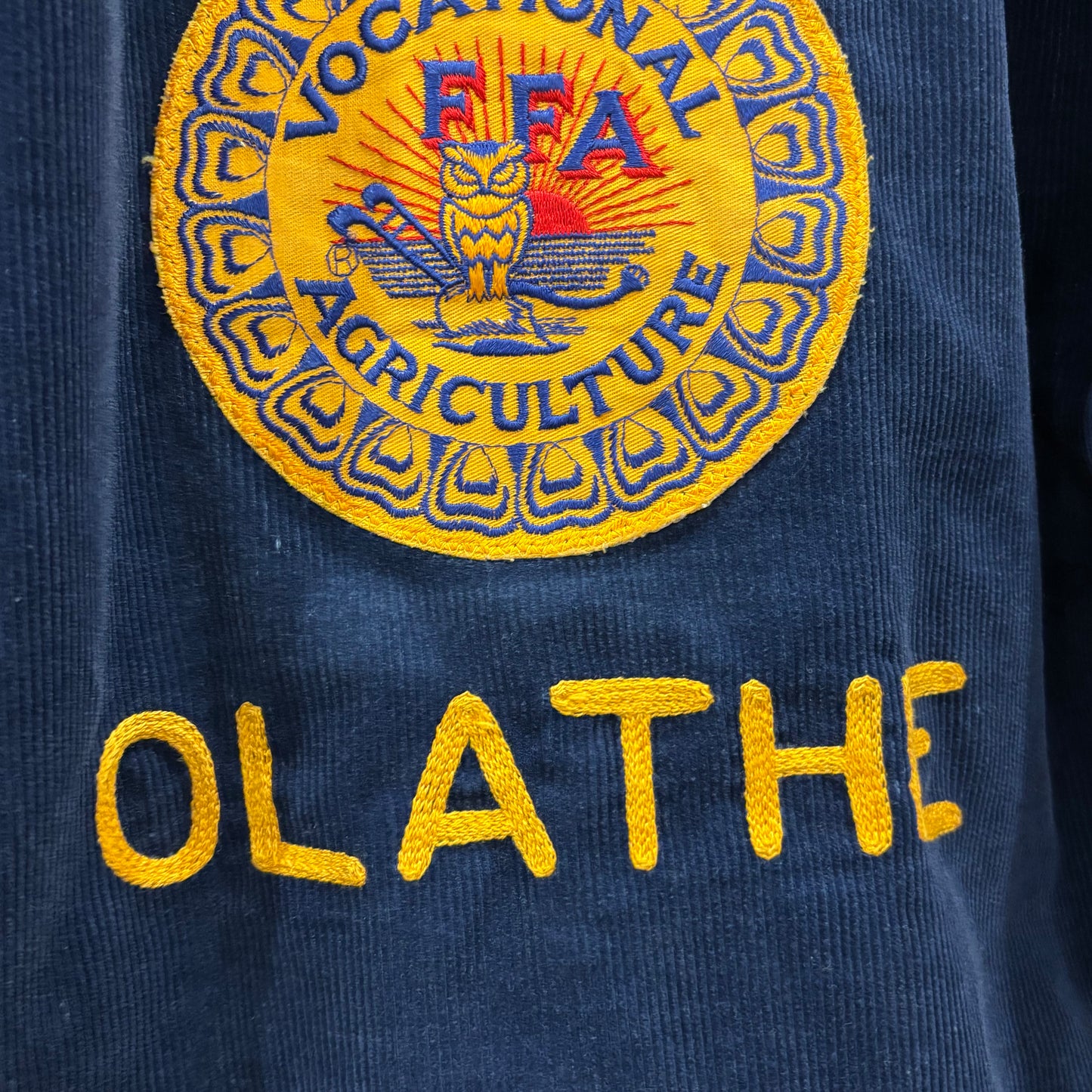 70's FFA ジャケット "COLORADO" 紺 (36)/A8792J-SO