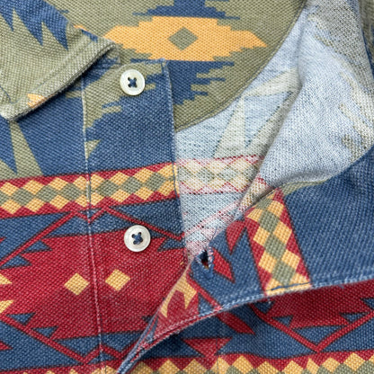 Polo Ralph Lauren ラルフローレン ネイティブ柄ポロシャツ (L)/A3787T-SO