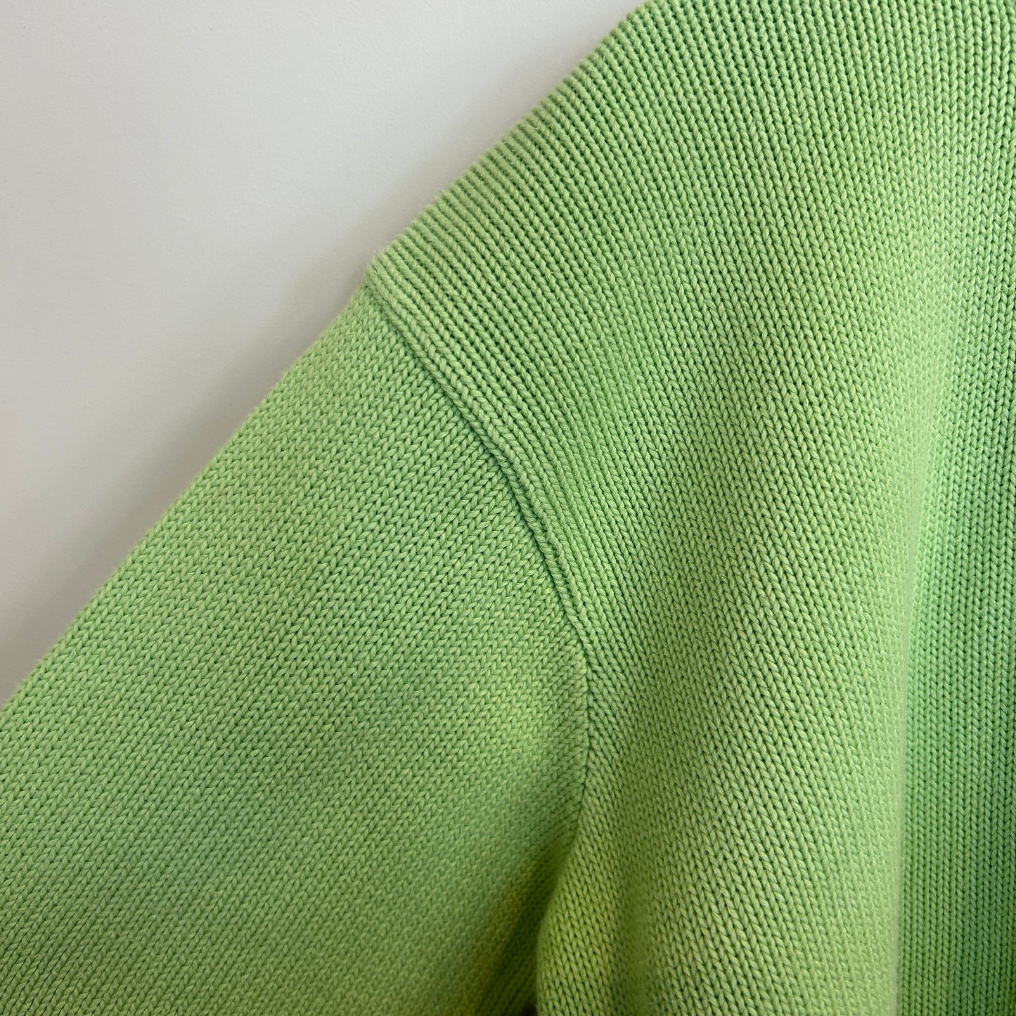 00's Polo by Ralph Lauren ラルフローレン コットンニット 黄緑 (サイズ不明)/A8498K-SO