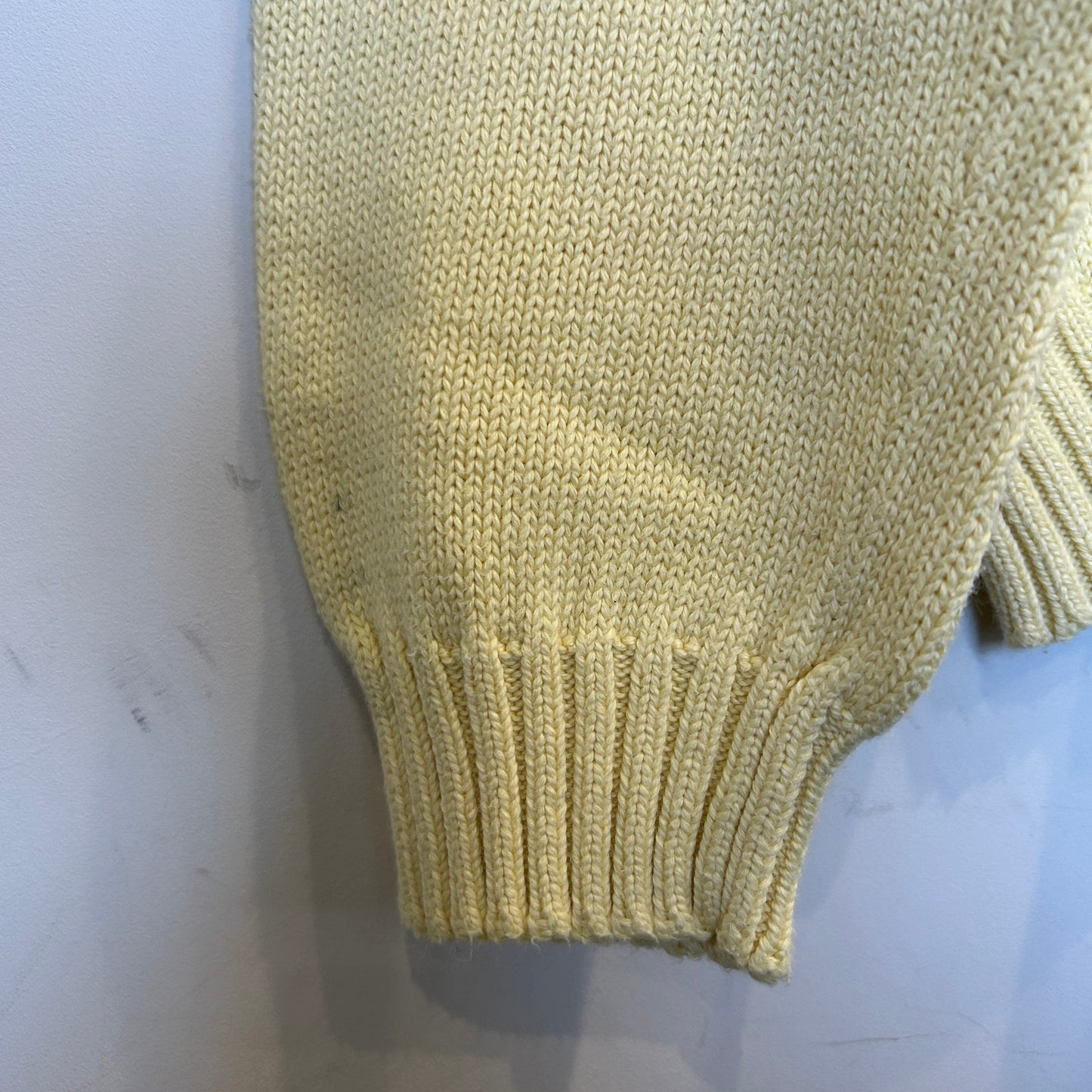 00's polo by Ralph Lauren ラルフローレン コットンニット 黄 (XL)/B3020K-SO