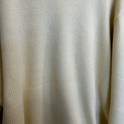 00's polo by Ralph Lauren ラルフローレン コットンニット 黄 (XL)/B3020K-SO