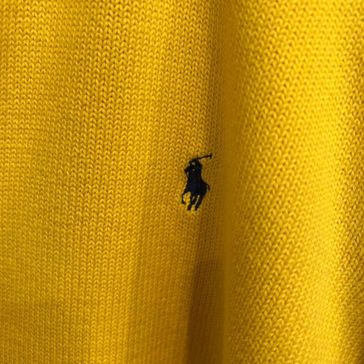 00's polo by Ralph Lauren ラルフローレン ハーフジップニット 黄 (XL)/C0325K-SO