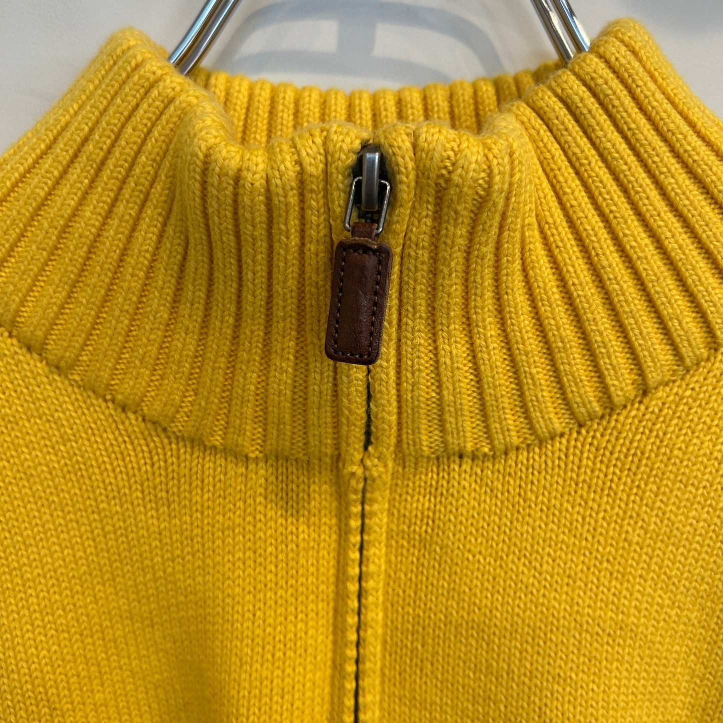 00's polo by Ralph Lauren ラルフローレン ハーフジップニット 黄 (XL)/C0325K-SO