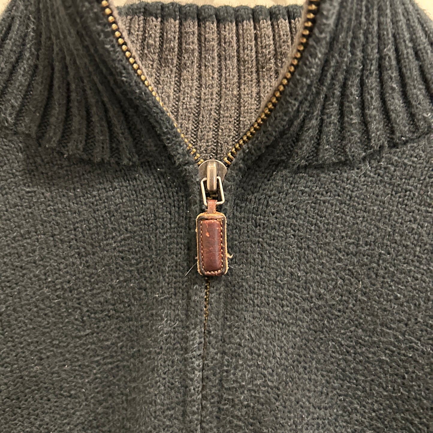 00's polo bu Ralph Lauren ラルフローレン ハーフジップニット 黒 (M)/B0408K-SO