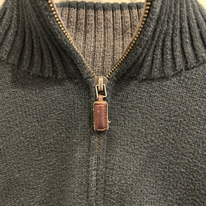 00's polo bu Ralph Lauren ラルフローレン ハーフジップニット 黒 (M)/B0408K-SO