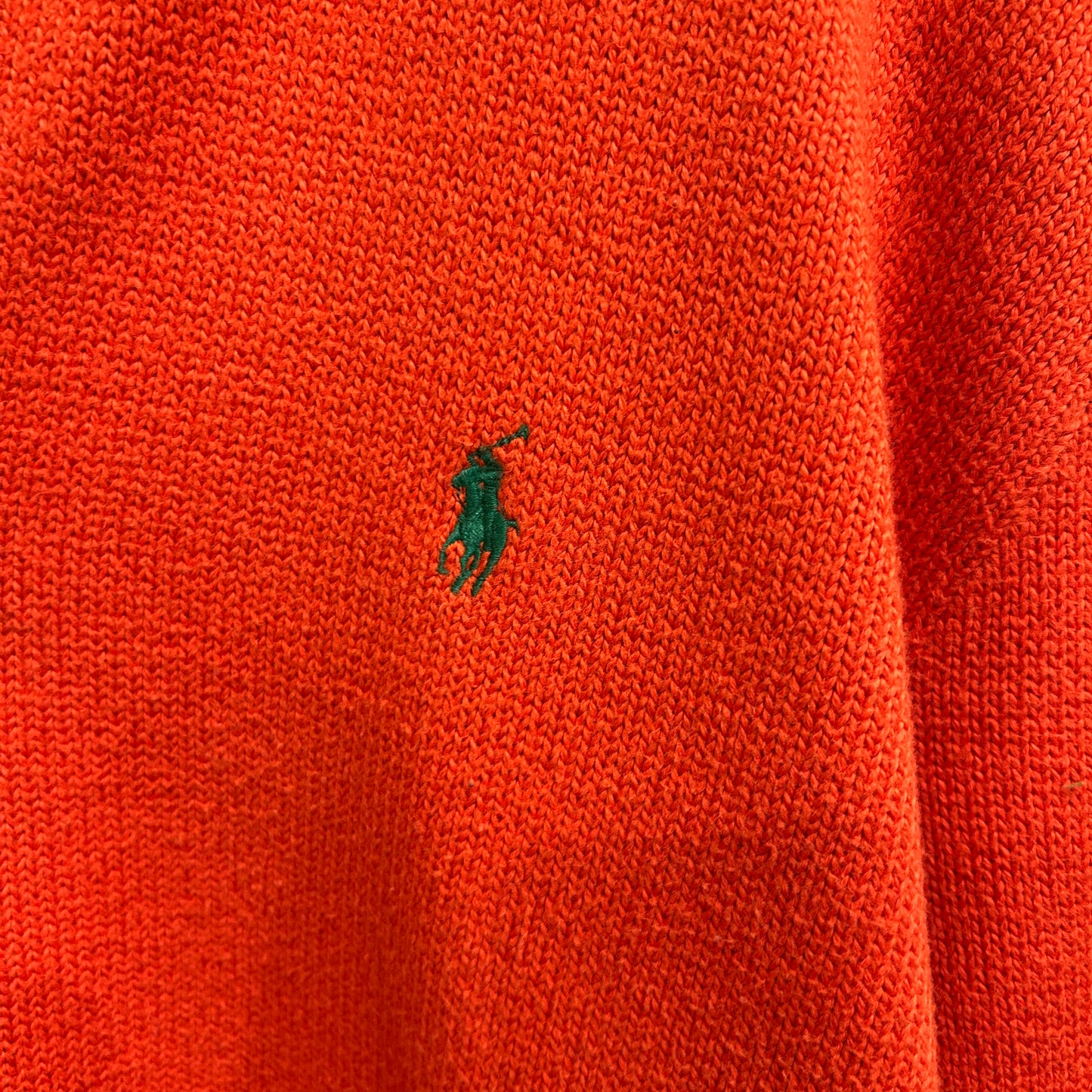 00's Polo by Ralph Lauren ラルフローレン ハーフジップニット オレン (L)/B3109K-SO