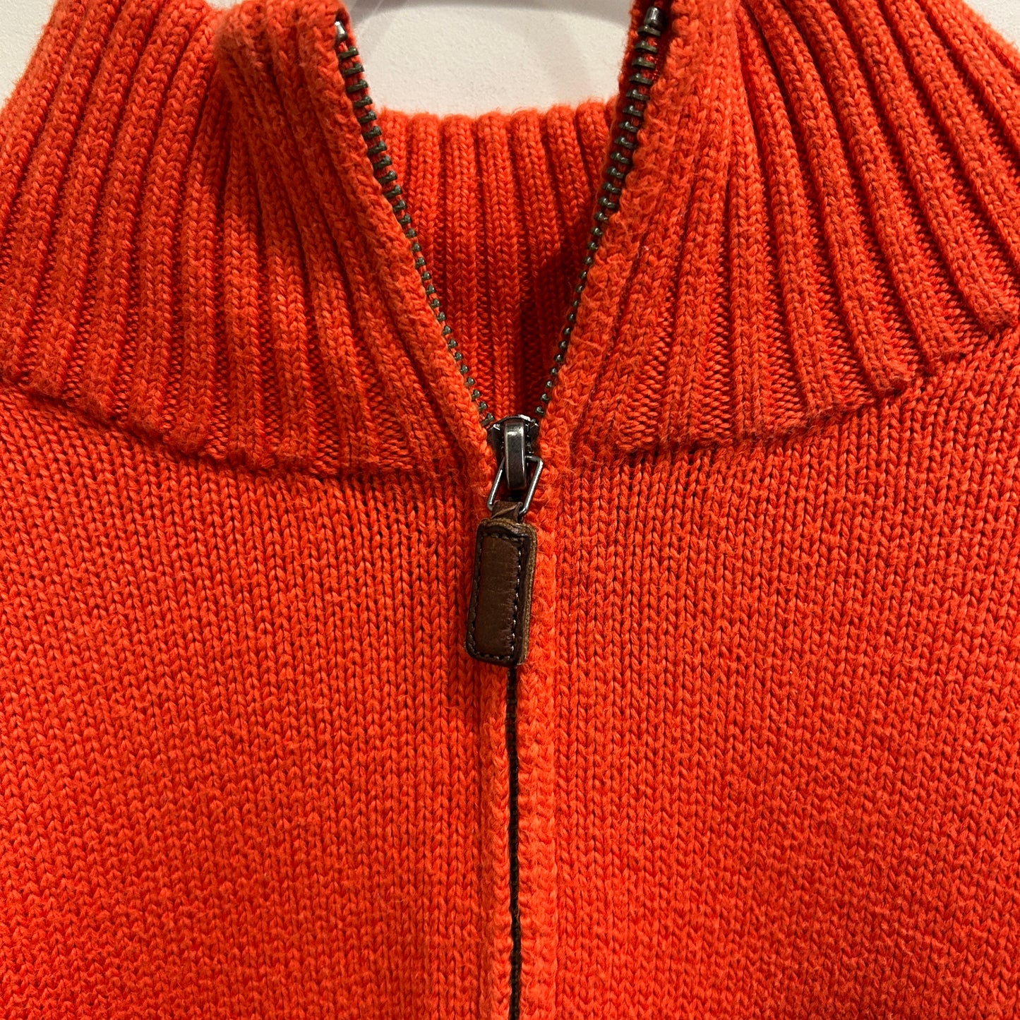 00's Polo by Ralph Lauren ラルフローレン ハーフジップニット オレン (L)/B3109K-SO