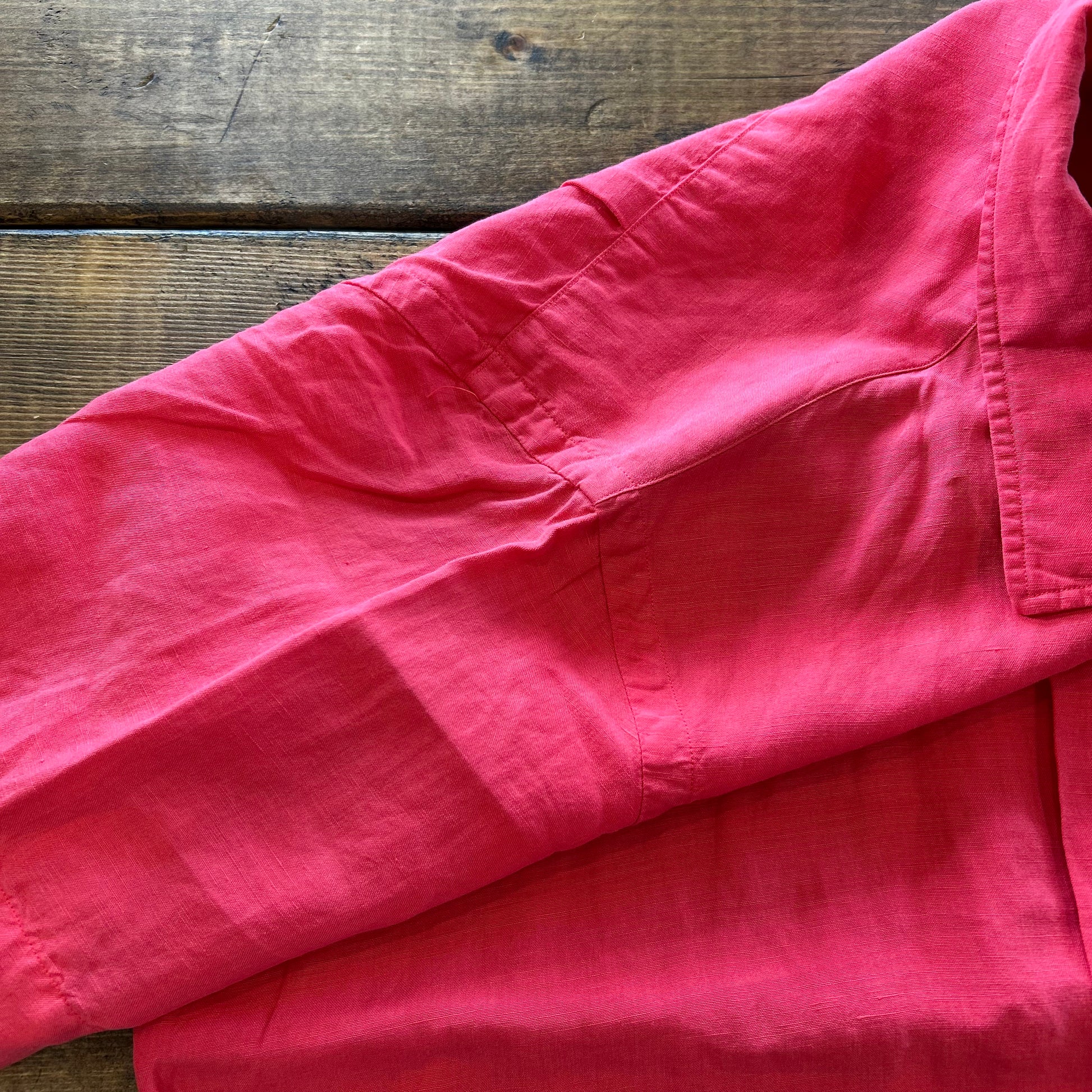 00's Polo Ralph Lauren ラルフ シルク/リネン オープンカラー
