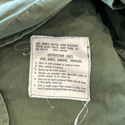 60's USAF S/Sジャングルファティーグジャケット 半袖シャツ ミリタリー (L-R)/A5907SH-SO