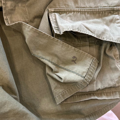 60's USAF S/Sジャングルファティーグジャケット 半袖シャツ ミリタリー (L-R)/A5907SH-SO