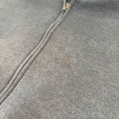 00's Russell Athletic  ラッセル ジップフーディー パーカー ダークグレー (XL) /A8816S-SO