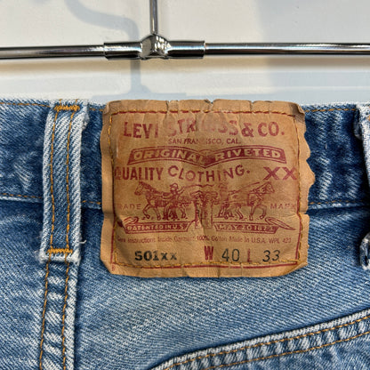 90's Levi's 501 リーバイス デニムパンツ USA製 青 (40×33)/A9694P-SO