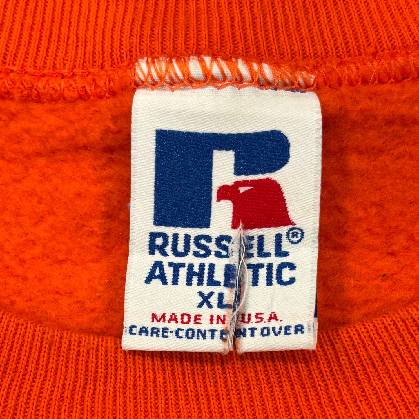 90's Russell Athletic ラッセル OREGON STATE カレッジスウェット オレンジ (XL) /B1683S-SO