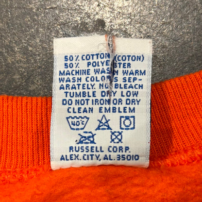 90's Russell Athletic ラッセル OREGON STATE カレッジスウェット オレンジ (XL) /B1683S-SO